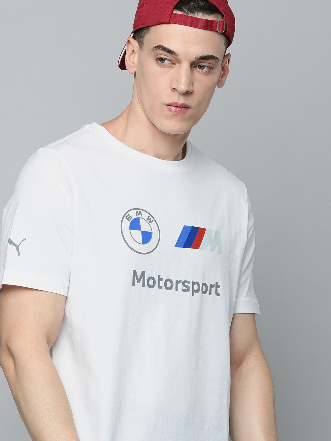 PUMA Motorsport Men BMW M Motorsport Essential Logo Print Knitted Pure Cotton T-shirt, White
PUMA Motorsport Men BMW M Motorsport Essential Logo Print Knitted Pure Cotton T-shirt, White