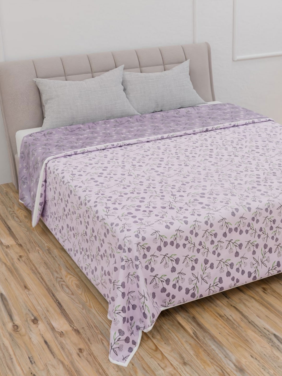 CURIOUS LIFESTYLE White & Purple Printed Summer 150 GSM Double Cotton Bed Dohar
CURIOUS LIFESTYLE White & Purple Printed Summer 150 GSM Double Cotton Bed Dohar