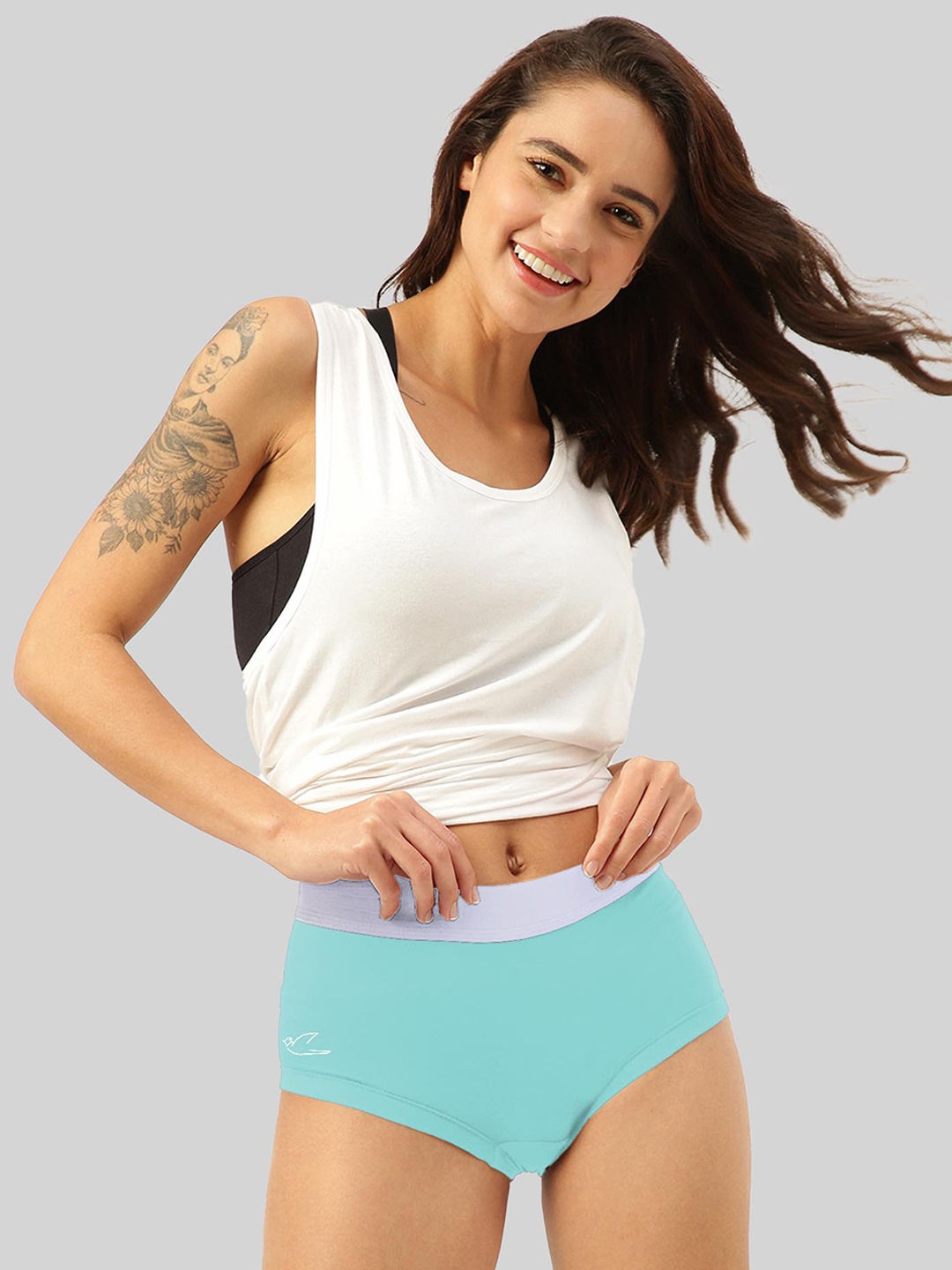 FREECULTR Women Anti Microbial Micromodal Airsoft Boxer Style Briefs FC-SF-WMN-BXR-B-SM-01, Turquoise blue
FREECULTR Women Anti Microbial Micromodal Airsoft Boxer Style Briefs FC-SF-WMN-BXR-B-SM-01, Turquoise blue
