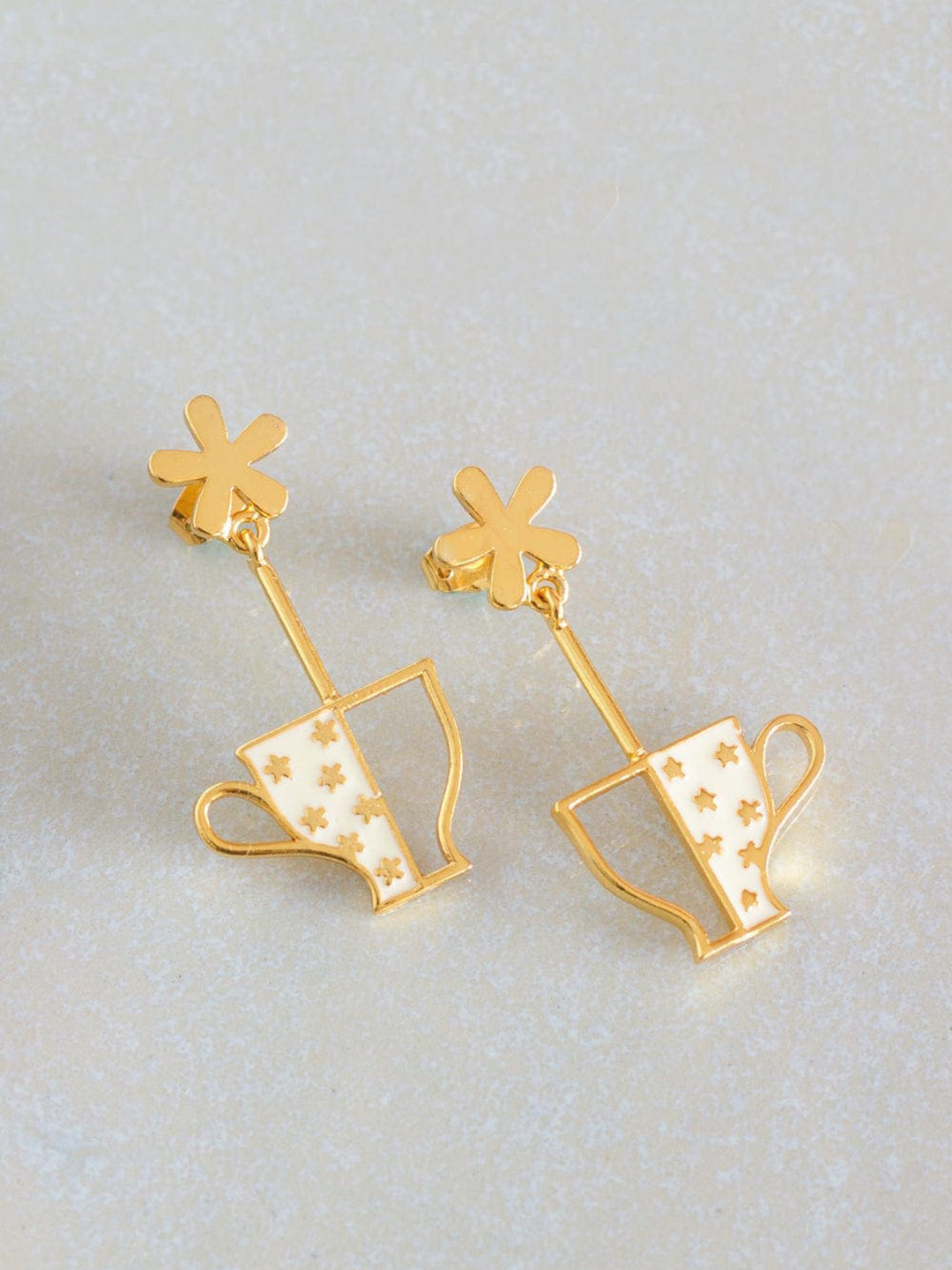 The Wishing Chair Gold Plated Contemporary Drop Earrings
The Wishing Chair Gold Plated Contemporary Drop Earrings