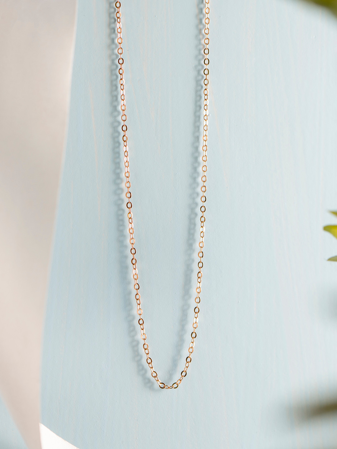 Zavya Sterling Silver Rose Gold-Plated Chain 
Zavya Sterling Silver Rose Gold-Plated Chain