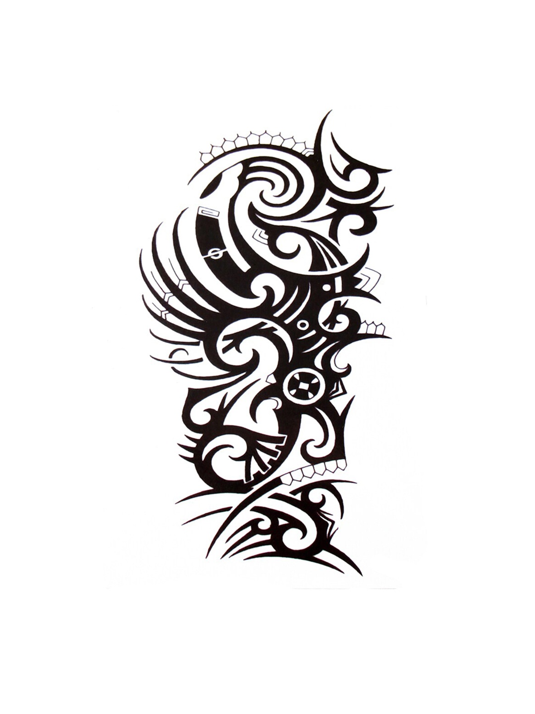 S.A.V.I. Water Proof & Long Lasting 3D Black Big Tribal Totem Temporary Tattoo Sticker
S.A.V.I. Water Proof & Long Lasting 3D Black Big Tribal Totem Temporary Tattoo Sticker