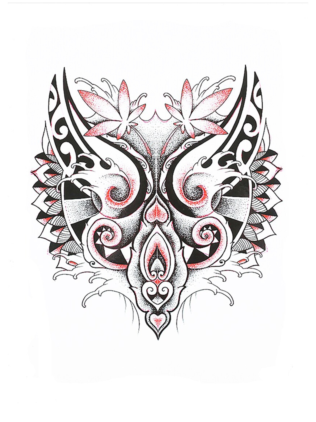 S.A.V.I. 3D Big Rose Tribal Totem Water Proof & Long Lasting Temporary Tattoo - Black
S.A.V.I. 3D Big Rose Tribal Totem Water Proof & Long Lasting Temporary Tattoo - Black