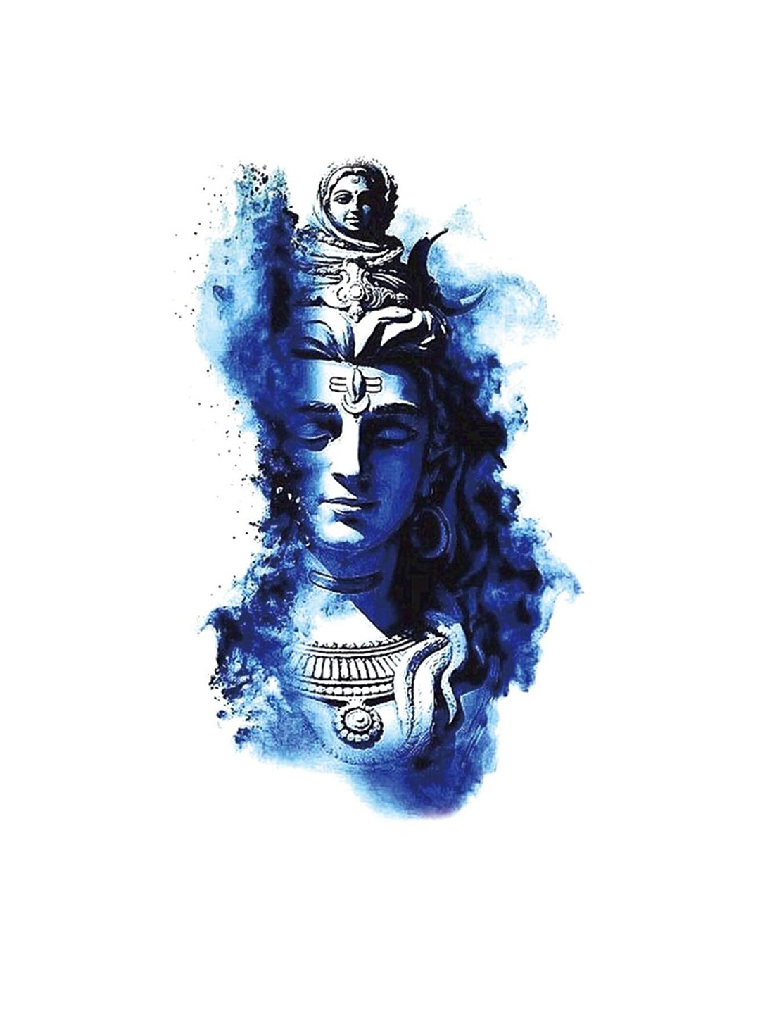 S.A.V.I. 3D Lord Shiva Parvati Water Proof & Long Lasting Temporary Tattoo Sticker - Blue
S.A.V.I. 3D Lord Shiva Parvati Water Proof & Long Lasting Temporary Tattoo Sticker - Blue