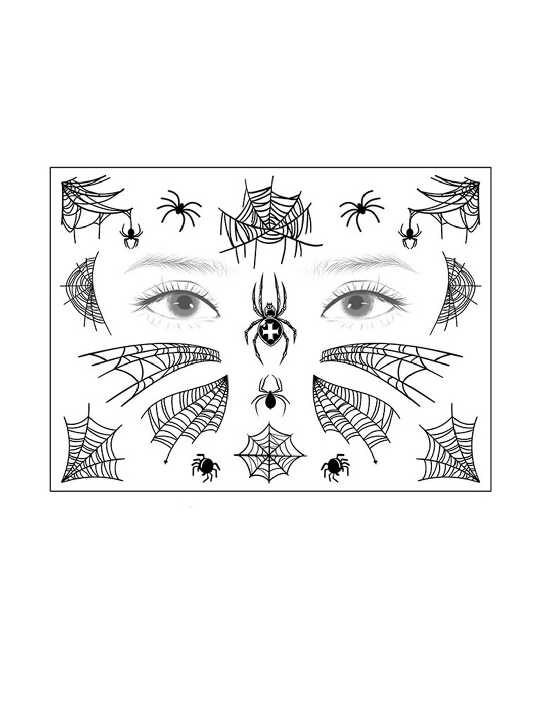 S.A.V.I. Spiders Cobweb Water Proof & Long Lasting Temporary Tattoo Stickers - Black
S.A.V.I. Spiders Cobweb Water Proof & Long Lasting Temporary Tattoo Stickers - Black