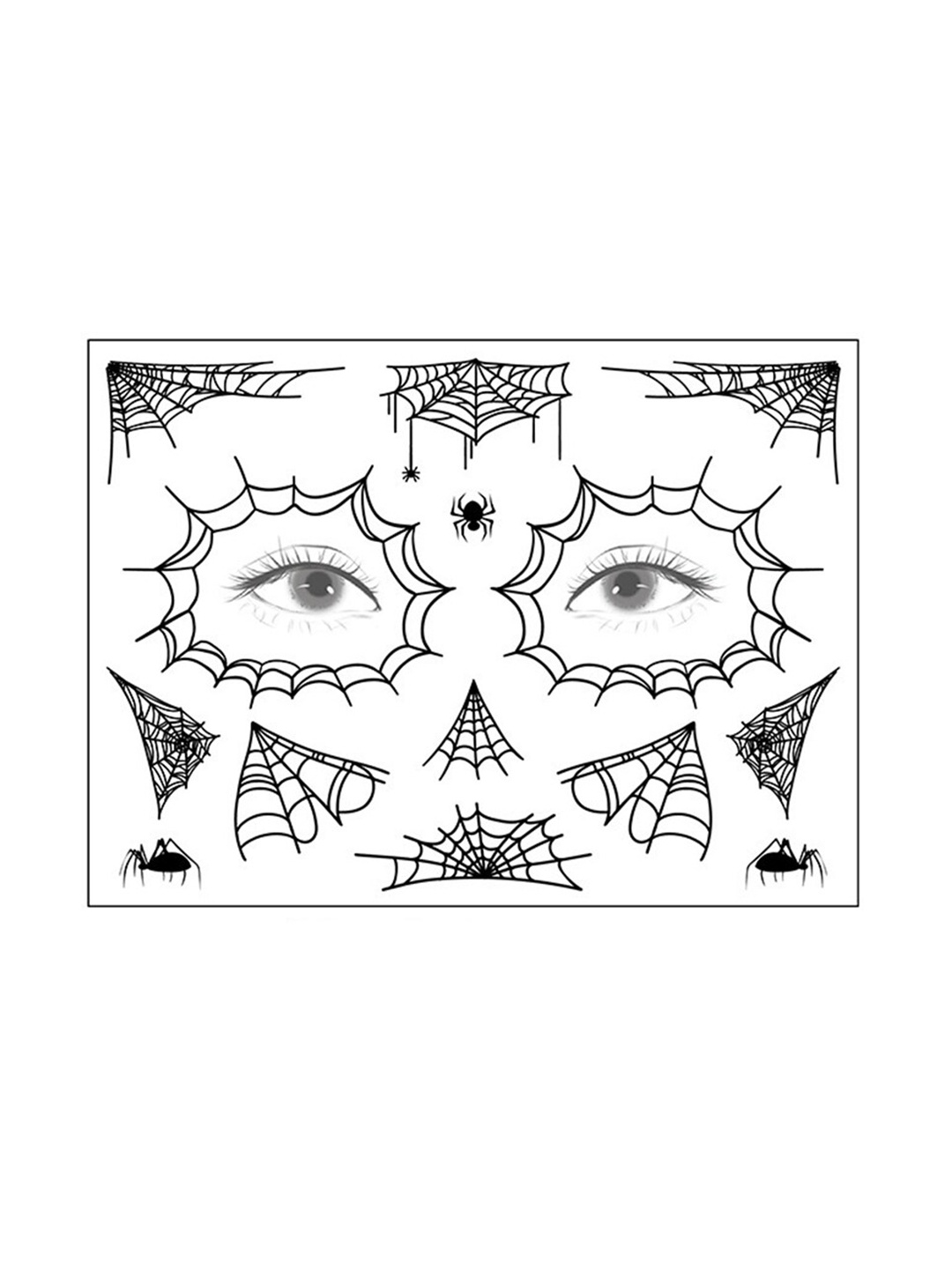 S.A.V.I. Spider Web Waterproof Long Lasting Face & Body Temporary 3D Tattoo Stickers, Black
S.A.V.I. Spider Web Waterproof Long Lasting Face & Body Temporary 3D Tattoo Stickers, Black
