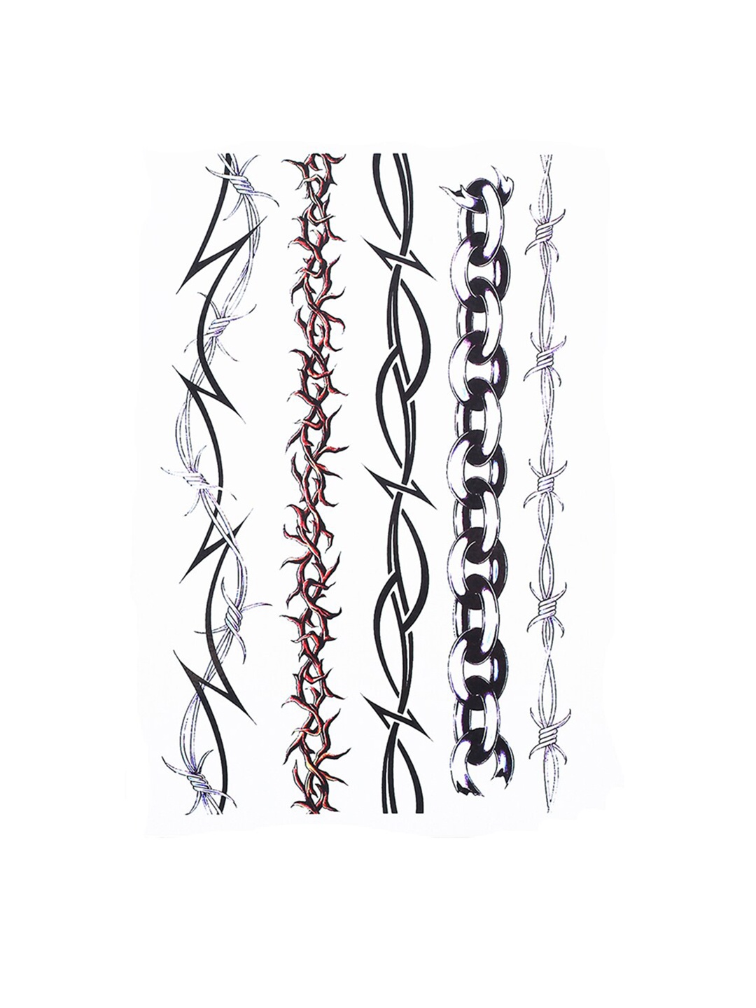 S.A.V.I. Water Proof & Long Lasting 3D Tribal Totem Barbed Wires Temporary Tattoo Sticker, Blue
S.A.V.I. Water Proof & Long Lasting 3D Tribal Totem Barbed Wires Temporary Tattoo Sticker, Blue