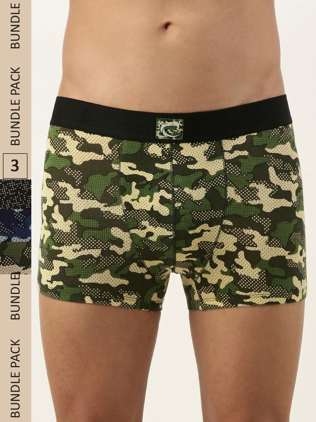 Chromozome Men Pack of 3 Premium Cotton-Stretch Printed Trunks 8902733624954, Multi 
Chromozome Men Pack of 3 Premium Cotton-Stretch Printed Trunks 8902733624954, Multi