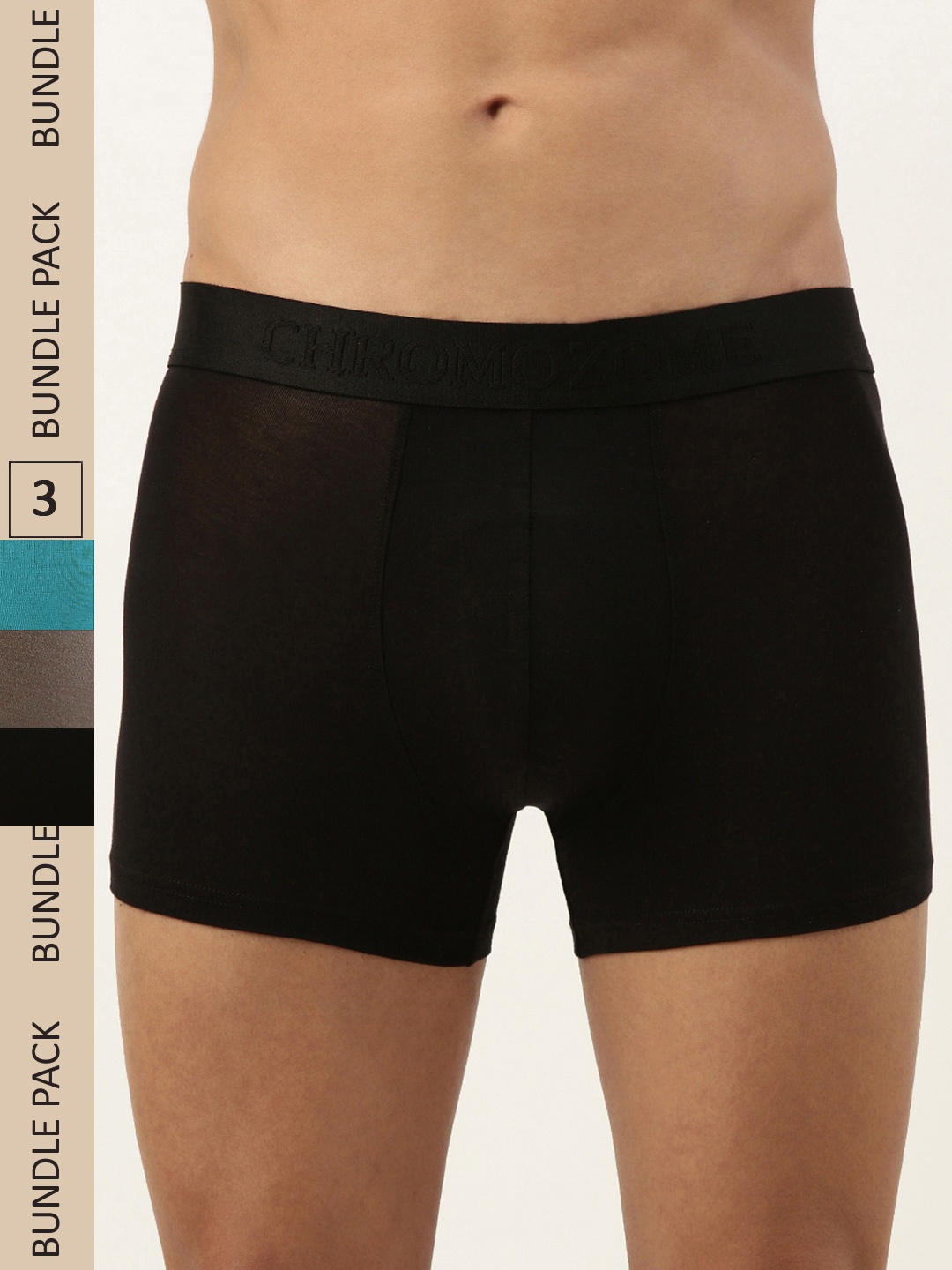 Chromozome Men Pack of 3 Solid Ultra-Premium Micro-Modal Trunks 8902733628877, Multi
Chromozome Men Pack of 3 Solid Ultra-Premium Micro-Modal Trunks 8902733628877, Multi