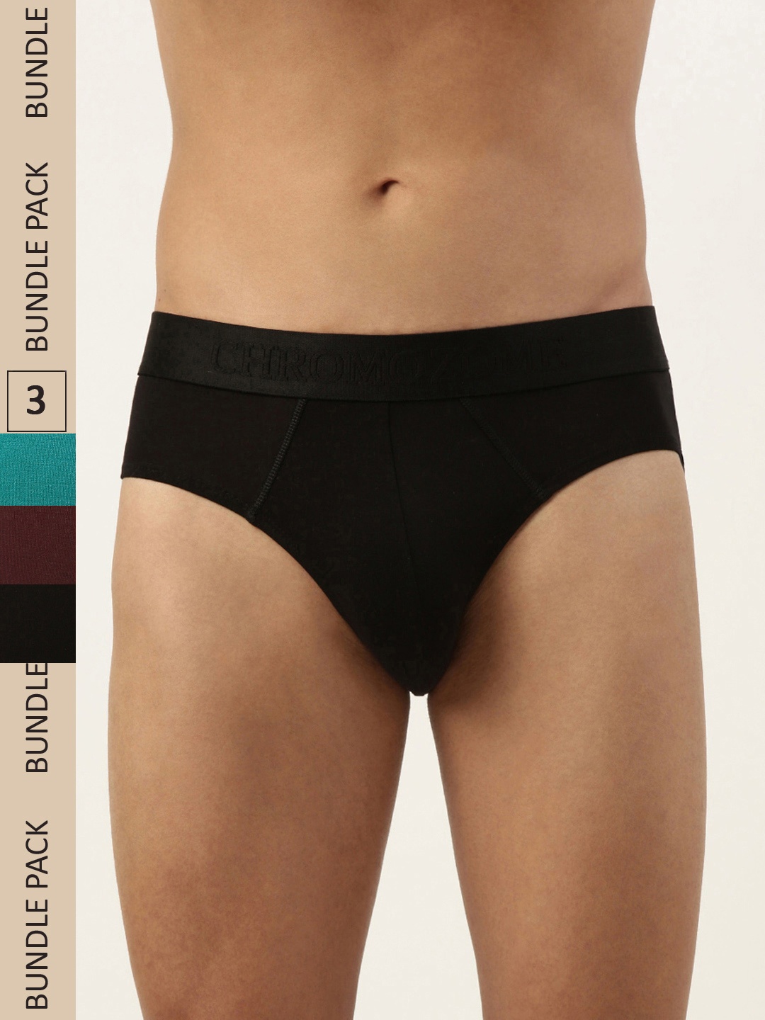 Chromozome Men Pack of 3 Ultra-Premium Micro-Modal Briefs 8902733627917, Turquoise blue
Chromozome Men Pack of 3 Ultra-Premium Micro-Modal Briefs 8902733627917, Turquoise blue