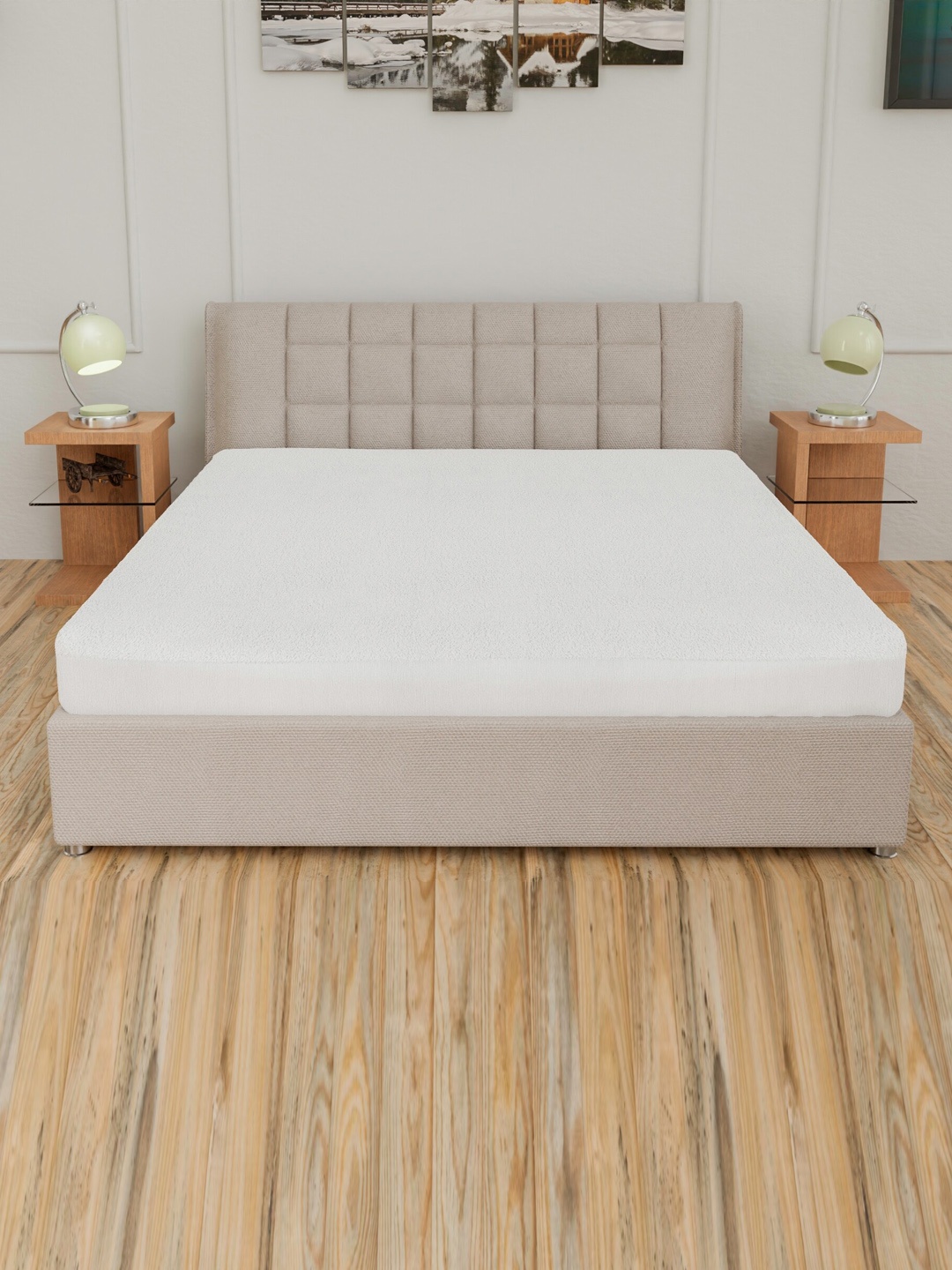 CURIOUS LIFESTYLE White Water Proof Terry Cotton Double King Size Mattress Protector
CURIOUS LIFESTYLE White Water Proof Terry Cotton Double King Size Mattress Protector