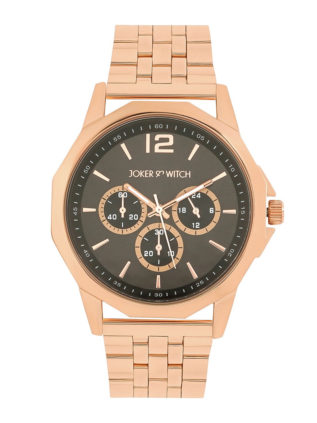 JOKER & WITCH Women Stainless Steel Bracelet Style Straps Analogue Watch AMWW666, Rose gold
JOKER & WITCH Women Stainless Steel Bracelet Style Straps Analogue Watch AMWW666, Rose gold