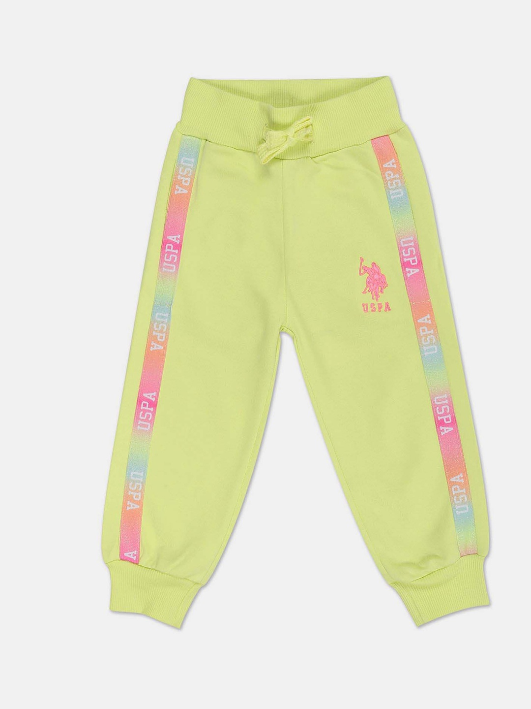 U.S. Polo Assn. Kids Girls Brand Logo Printed Pure Cotton Straight-Fit Joggers, Green
U.S. Polo Assn. Kids Girls Brand Logo Printed Pure Cotton Straight-Fit Joggers, Green
