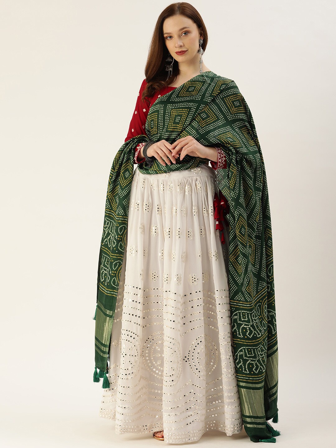 Zainab chottani Embroidered Semi-Stitched Lehenga & Unstitched Blouse With Dupatta, White
Zainab chottani Embroidered Semi-Stitched Lehenga & Unstitched Blouse With Dupatta, White