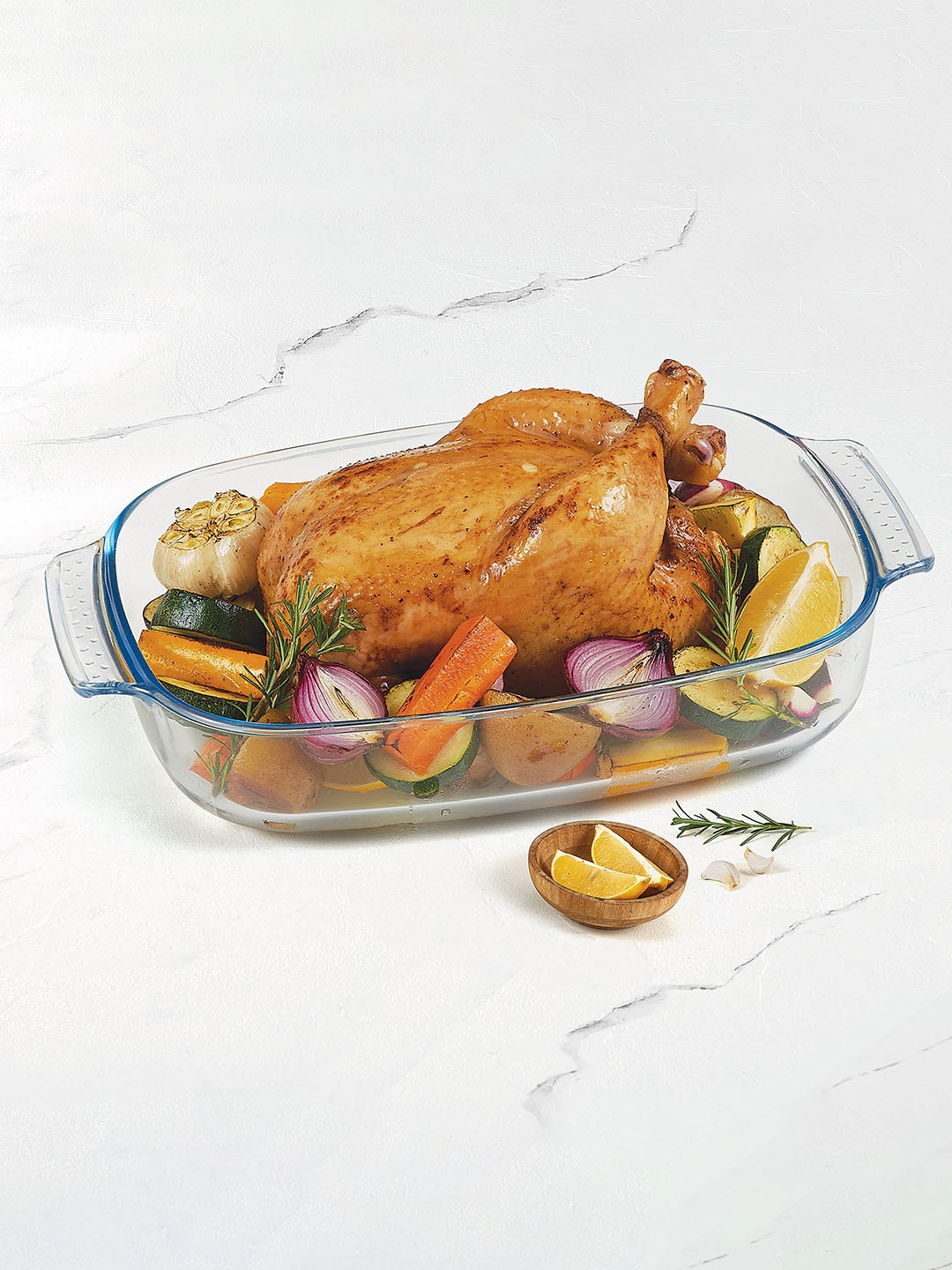 Treo Ovensafe Deep Rectangular Roaster 2700 Transparent Borosilicate Glass Dish 2.75 L
Treo Ovensafe Deep Rectangular Roaster 2700 Transparent Borosilicate Glass Dish 2.75 L