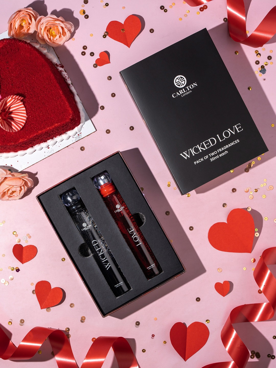 Carlton London Women Set of Love & Wicked Love Long-Lasting Eau De Parfum - 30 ml each, Red
Carlton London Women Set of Love & Wicked Love Long-Lasting Eau De Parfum - 30 ml each, Red