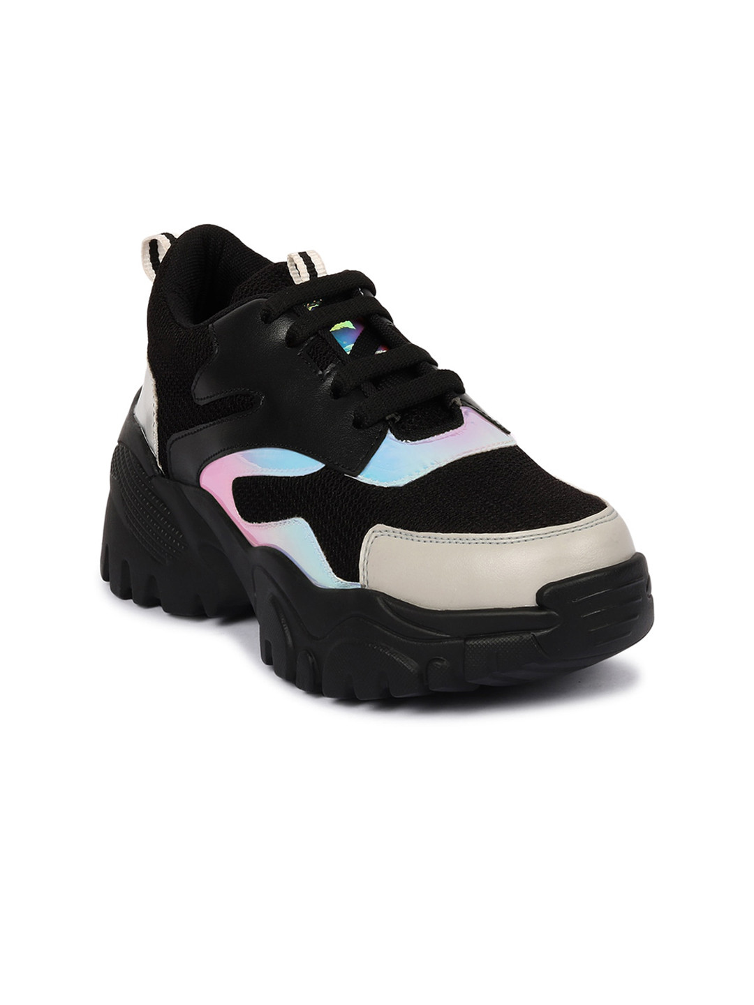 Longwalk Women Woven Design Sneakers, Black
Longwalk Women Woven Design Sneakers, Black