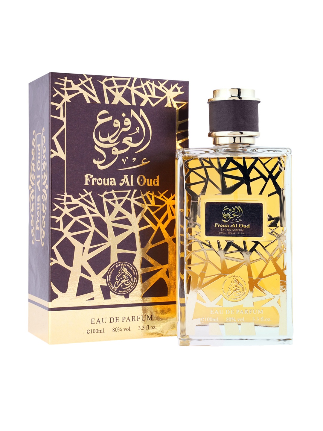 Al-Fakhr Perfumes Men Froua Al Oud Premium Long Lasting Eau De Parfum - 100 ml, Yellow
Al-Fakhr Perfumes Men Froua Al Oud Premium Long Lasting Eau De Parfum - 100 ml, Yellow