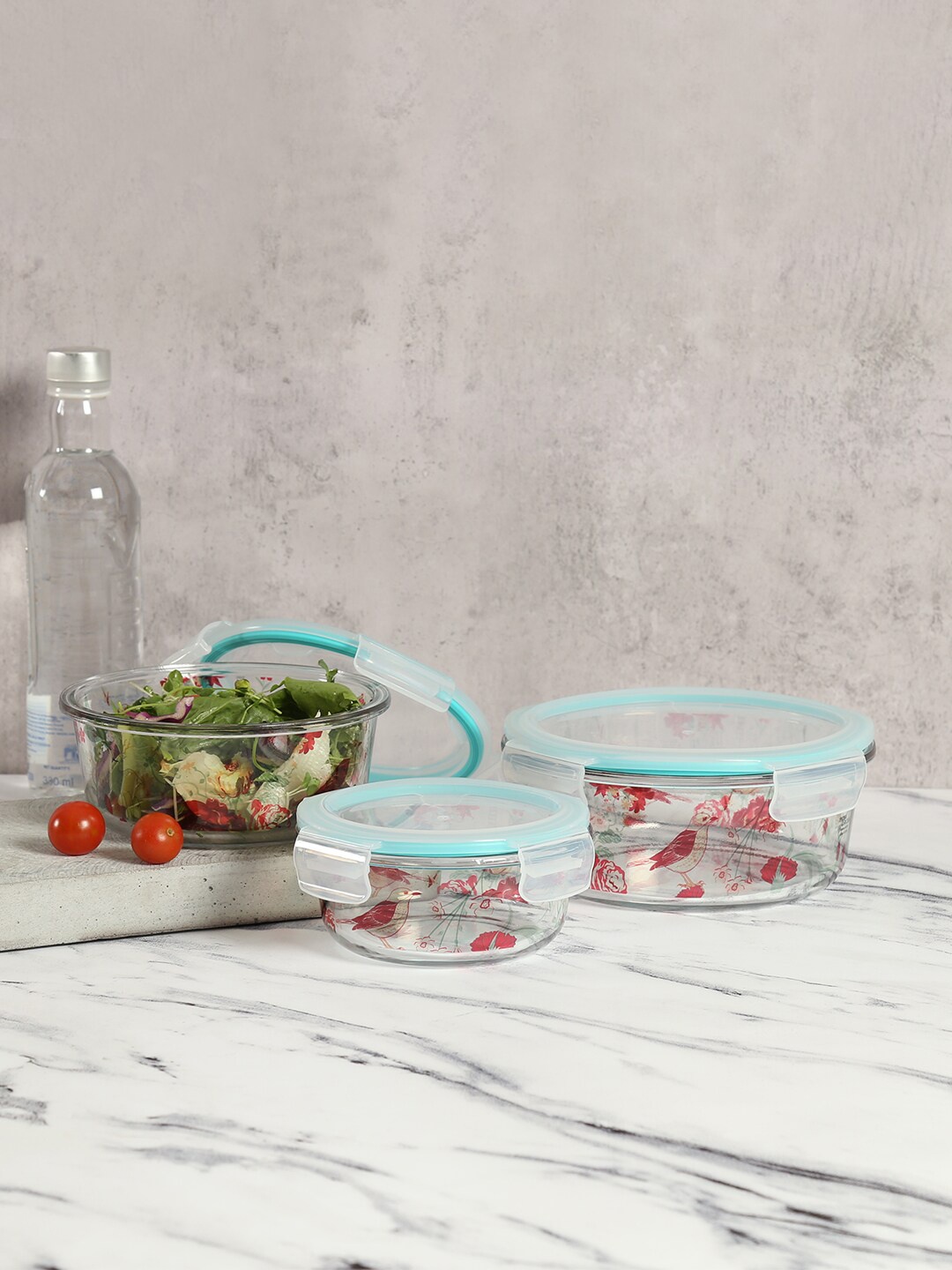India Circus by Krsnaa Mehta 3 Pcs Transparent Printed Glass Container 390 ml 640 ml 970ml
India Circus by Krsnaa Mehta 3 Pcs Transparent Printed Glass Container 390 ml 640 ml 970ml