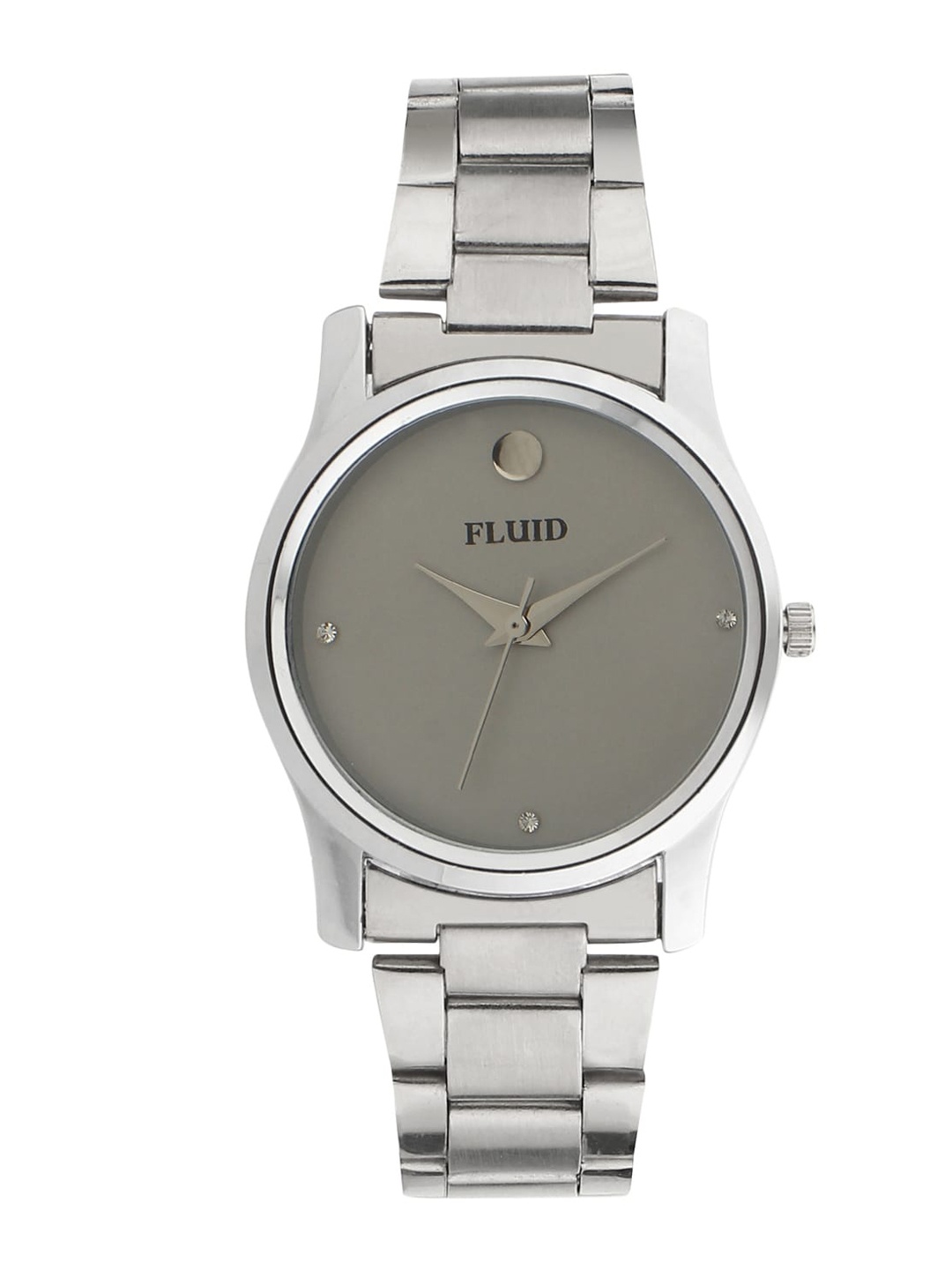 FLUID Women Embellished Dial & Bracelet Style Straps Analogue Watch FL23-769L-GRY01, Grey
FLUID Women Embellished Dial & Bracelet Style Straps Analogue Watch FL23-769L-GRY01, Grey