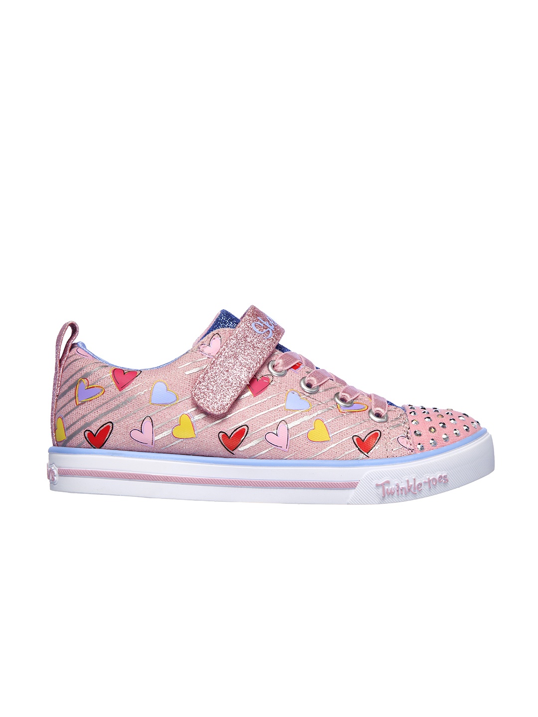 Skechers Girls Printed Sparkle Lite-Heart Sketch Sneakers with Embellished Detail, Pink
Skechers Girls Printed Sparkle Lite-Heart Sketch Sneakers with Embellished Detail, Pink