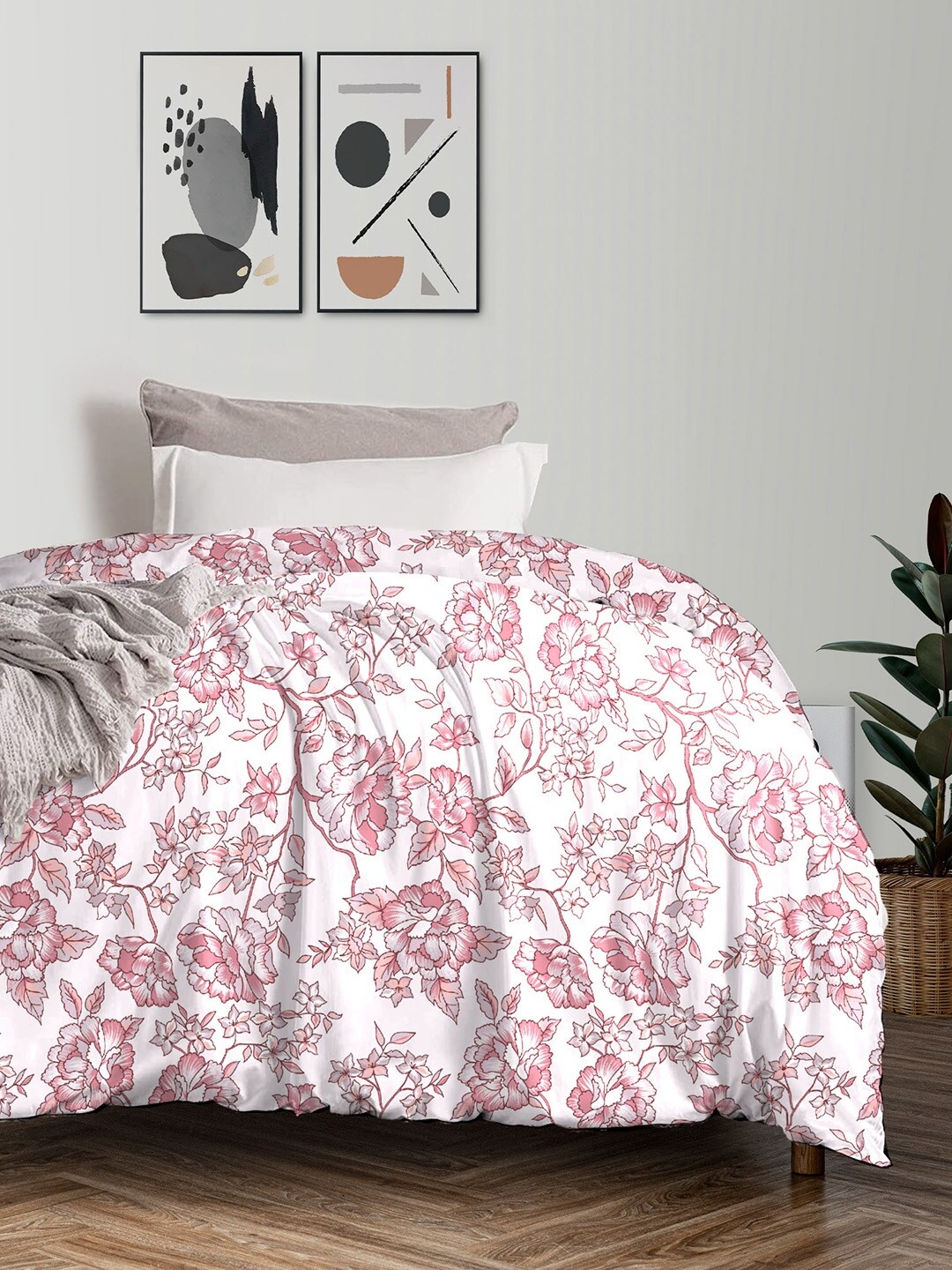 MYTRIDENT Feather Tales Floral Mild Winter 150 GSM Pure Cotton Single Bed Comforter, Pink
MYTRIDENT Feather Tales Floral Mild Winter 150 GSM Pure Cotton Single Bed Comforter, Pink