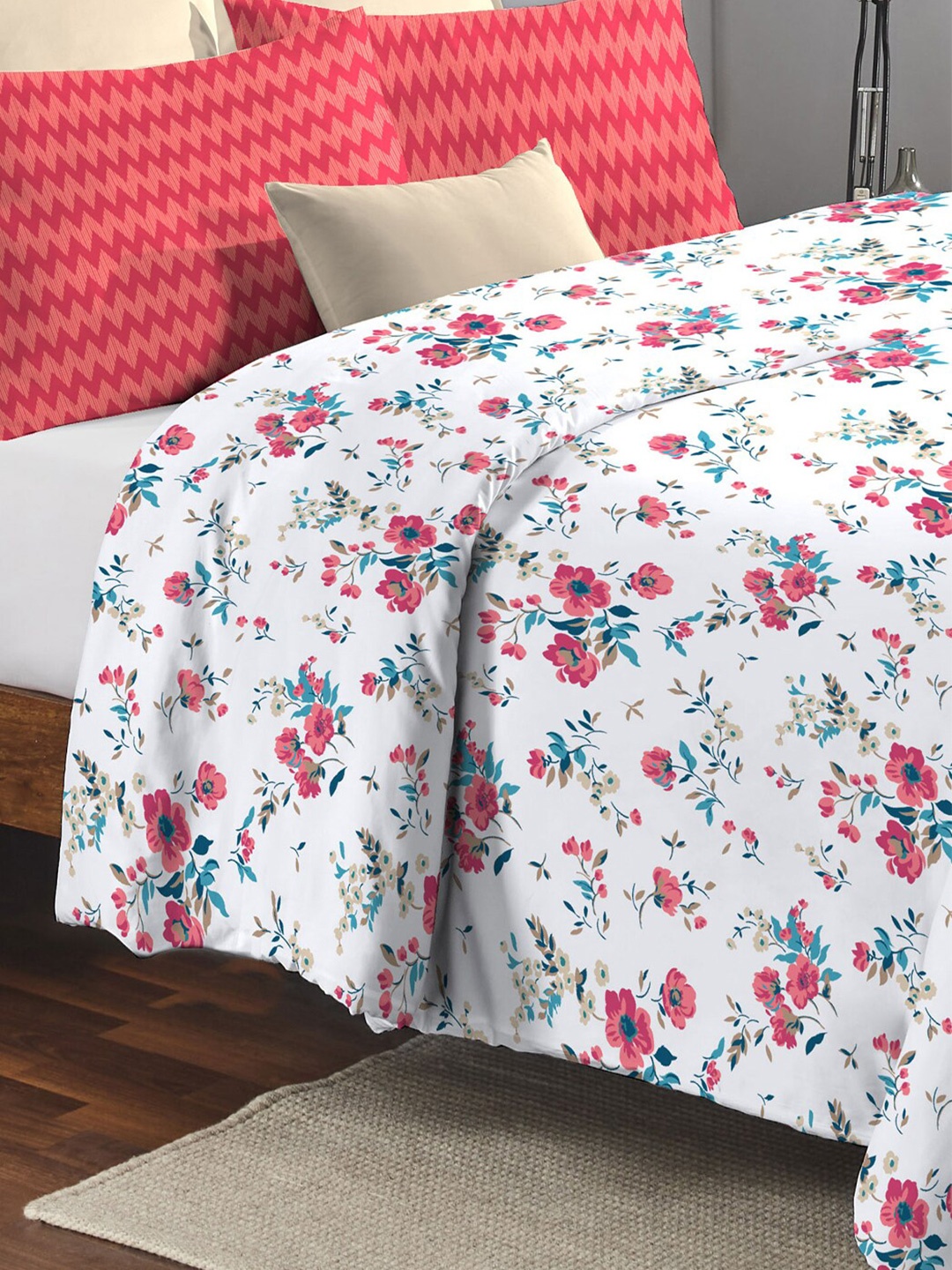 MYTRIDENT Feather Tales Floral Mild Winter 150 GSM Pure Cotton Double Bed Comforter, Red
MYTRIDENT Feather Tales Floral Mild Winter 150 GSM Pure Cotton Double Bed Comforter, Red