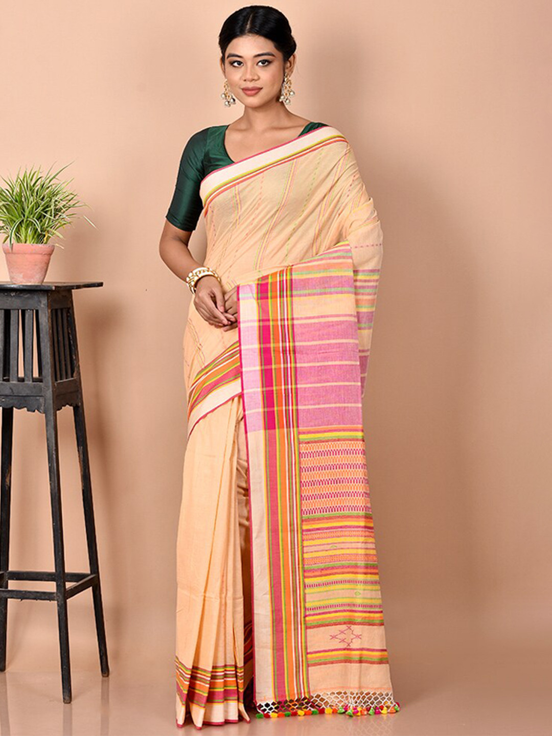 AllSilks Woven Design Saree, Peach
AllSilks Woven Design Saree, Peach