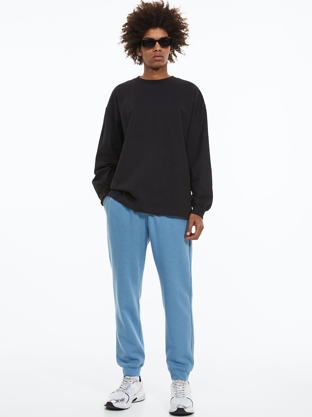 H&M Regular Fit Sweatpants, Blue