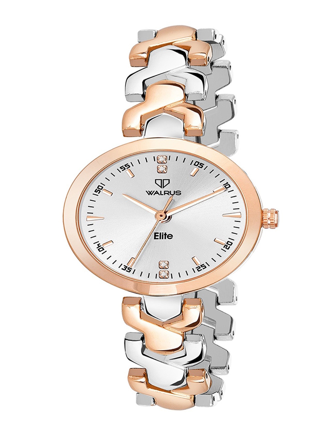 Walrus Women Embellished Dial & Stainless Steel Bracelet Style Straps Analogue Watch, Gold
Walrus Women Embellished Dial & Stainless Steel Bracelet Style Straps Analogue Watch, Gold