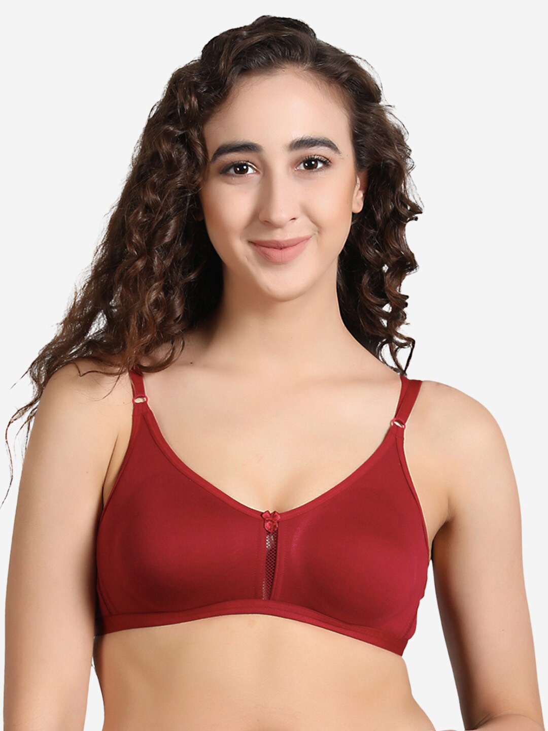 GROVERSONS Paris Beauty Non-Wired Non-Padded Full Coverage Cotton Double Layered Bra, Maroon
GROVERSONS Paris Beauty Non-Wired Non-Padded Full Coverage Cotton Double Layered Bra, Maroon
