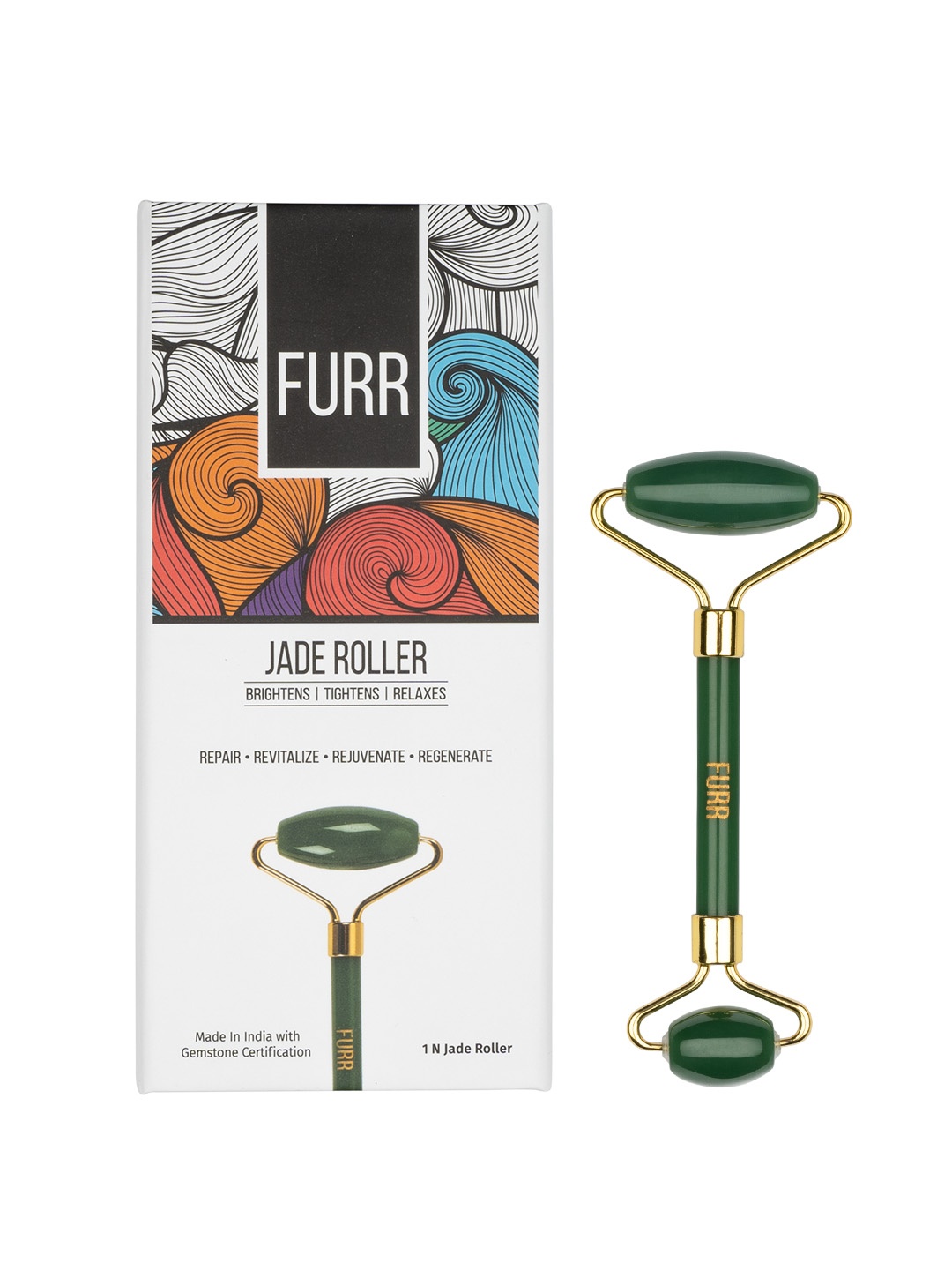 PEESAFE FURR Jade Roller Massager- Stimulates Blood Circulation & Reduces Wrinkles - Green
PEESAFE FURR Jade Roller Massager- Stimulates Blood Circulation & Reduces Wrinkles - Green