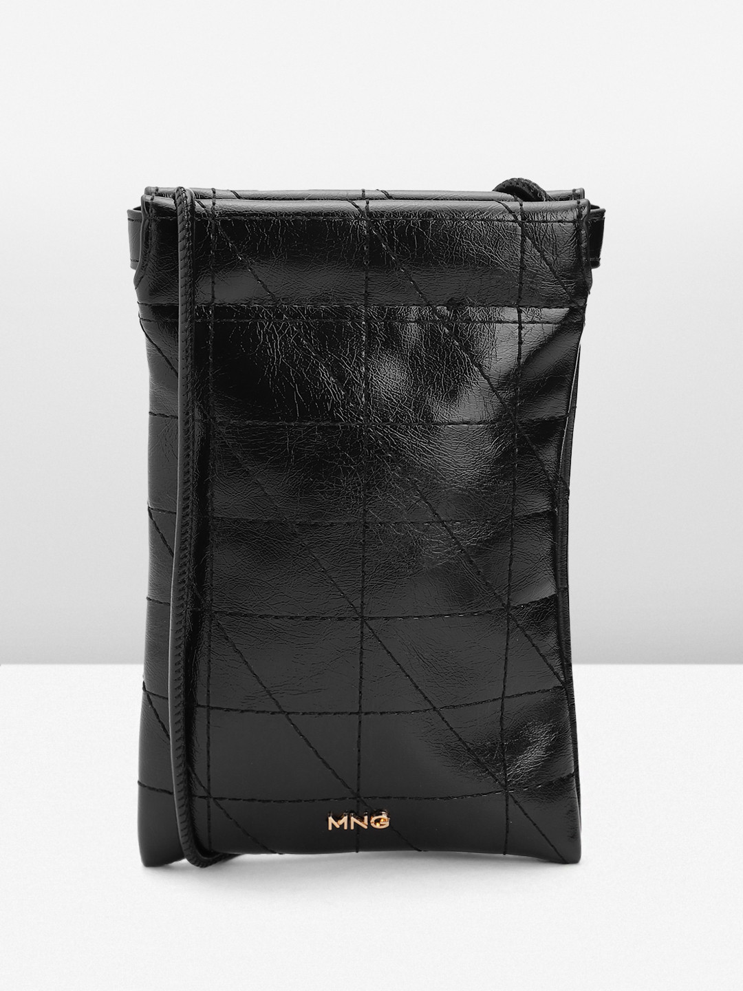 MANGO Geometric Textured Mobile Pouch, Black
MANGO Geometric Textured Mobile Pouch, Black