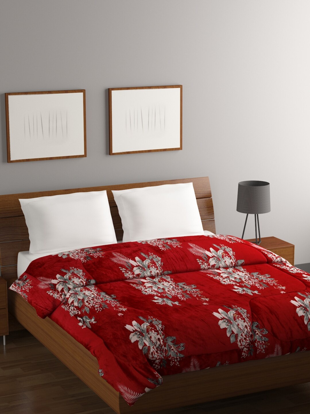 BOMBAY DYEING Juniper Maroon & Grey Floral Heavy Winter 795 GSM Double Bed Comforter
BOMBAY DYEING Juniper Maroon & Grey Floral Heavy Winter 795 GSM Double Bed Comforter