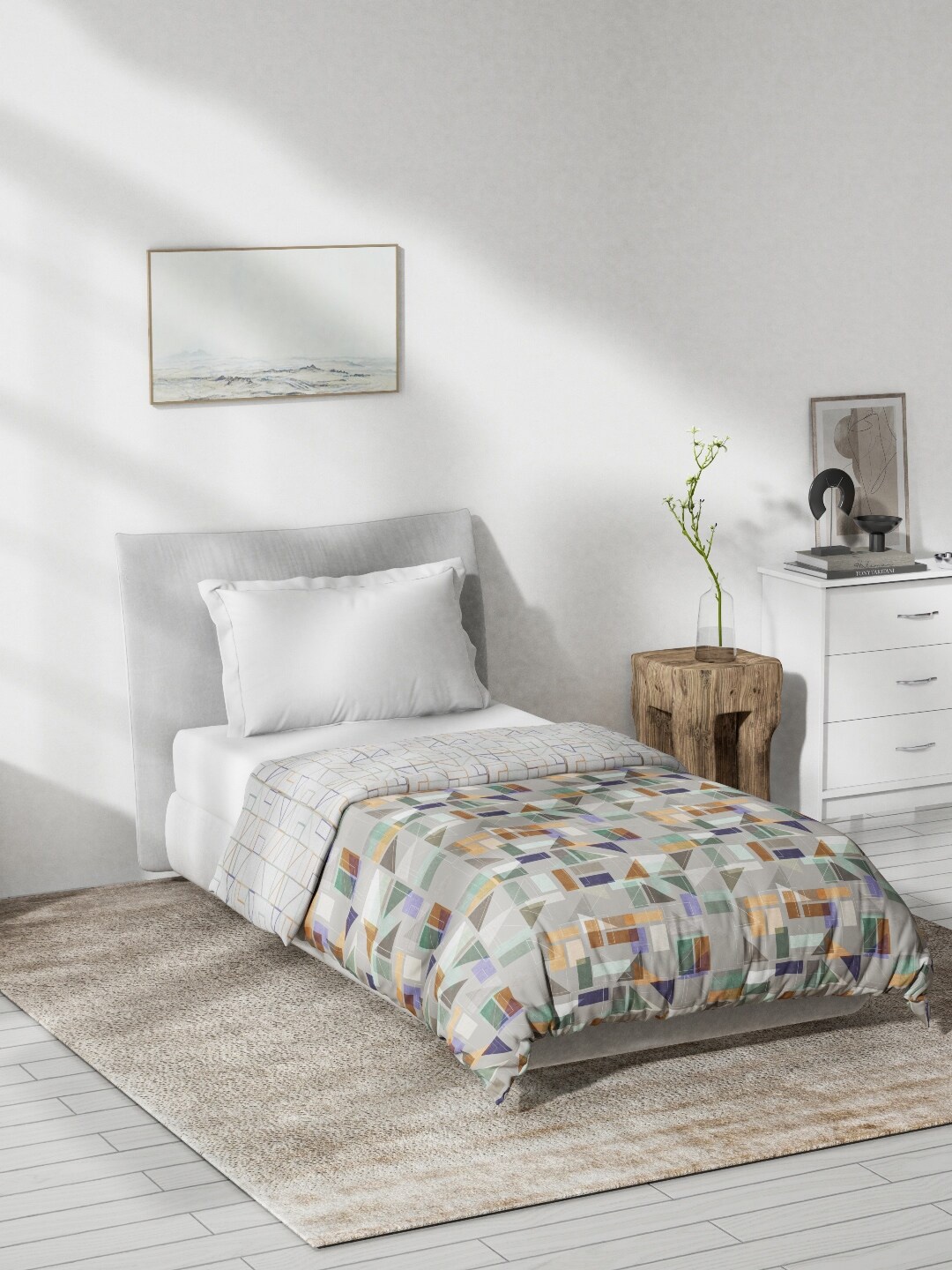 DDecor Live Beautiful Off White Geometric Mild Winter 150 GSM Pure Cotton Single Bed Dohar
DDecor Live Beautiful Off White Geometric Mild Winter 150 GSM Pure Cotton Single Bed Dohar