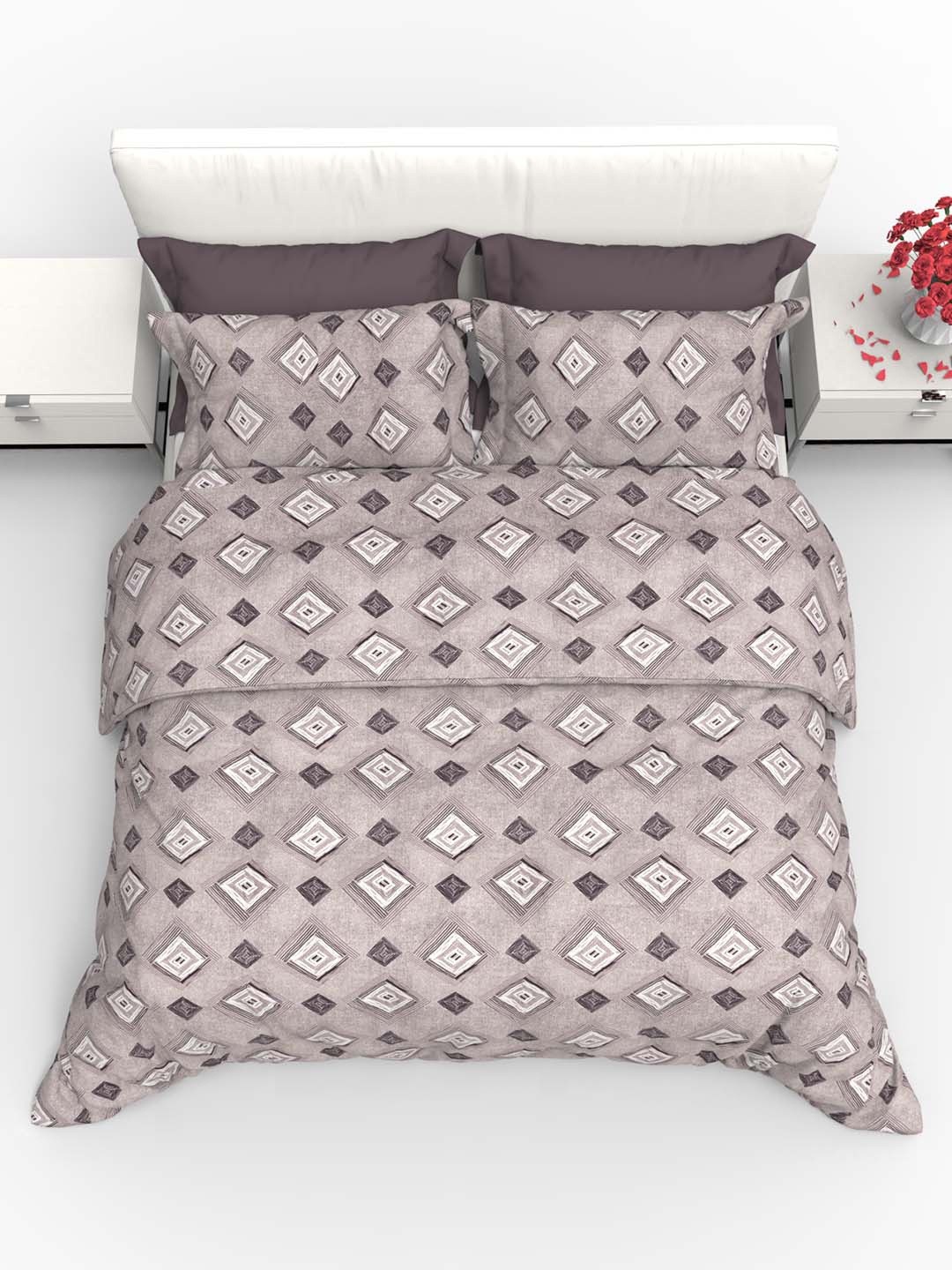 THE WHITE MOSS Carmel Grey 220 TC Flat Pure Cotton King Bedsheet with 2 Pillow Covers
THE WHITE MOSS Carmel Grey 220 TC Flat Pure Cotton King Bedsheet with 2 Pillow Covers