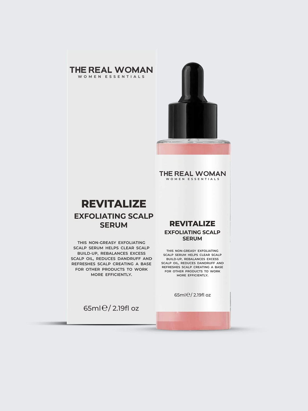 THE REAL WOMAN Revitalize Exfoliating Scalp Serum for Dandruff & Excess Oil - 65ml, Pink
THE REAL WOMAN Revitalize Exfoliating Scalp Serum for Dandruff & Excess Oil - 65ml, Pink