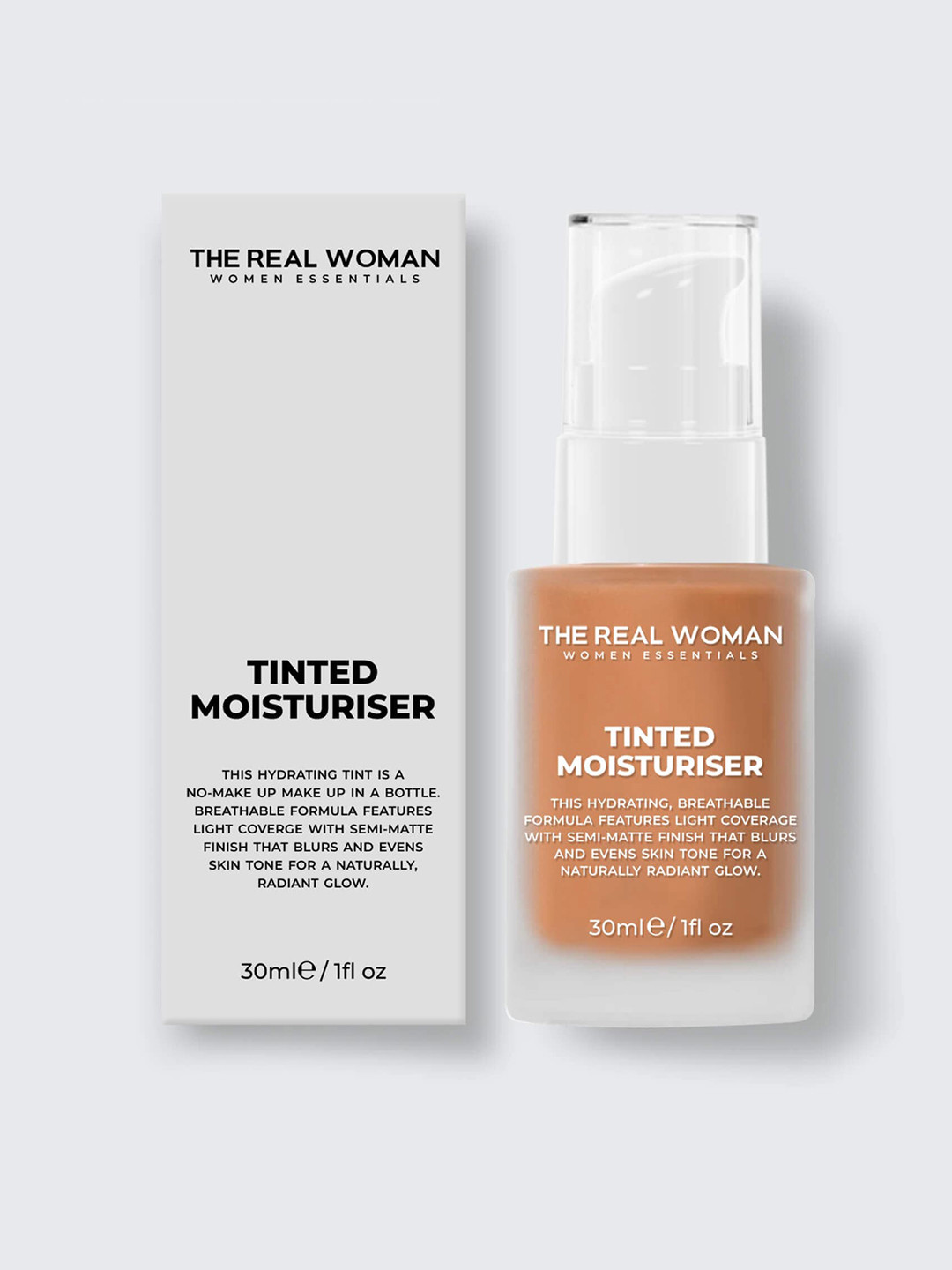 THE REAL WOMAN Tinted Moisturiser 30 ml - Tan 04 
THE REAL WOMAN Tinted Moisturiser 30 ml - Tan 04