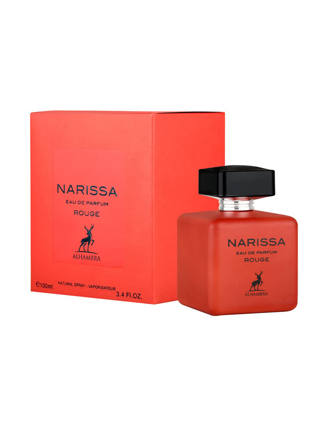 Lattafa Unisex Alhambra Narissa Rogue Natural Spray Vaporisateur Eau De Parfum - 100 ml, Red
Lattafa Unisex Alhambra Narissa Rogue Natural Spray Vaporisateur Eau De Parfum - 100 ml, Red