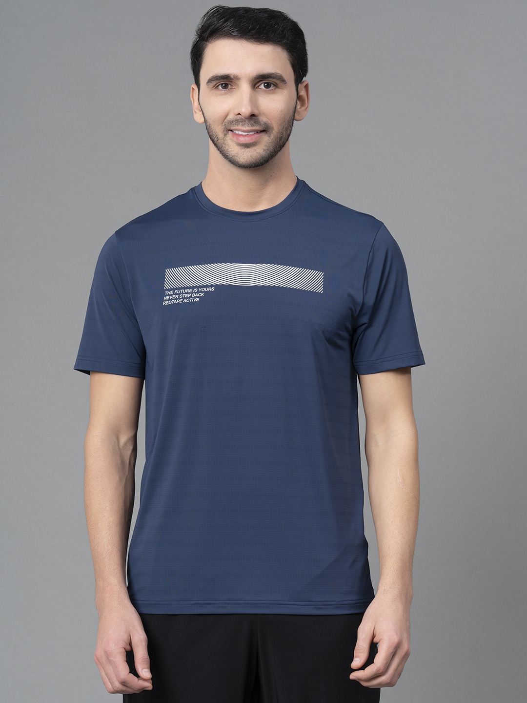 Red Tape Men Graphic Print Nylon Elastane Round Neck Activewear Half Sleeve T-Shirt, Blue
Red Tape Men Graphic Print Nylon Elastane Round Neck Activewear Half Sleeve T-Shirt, Blue