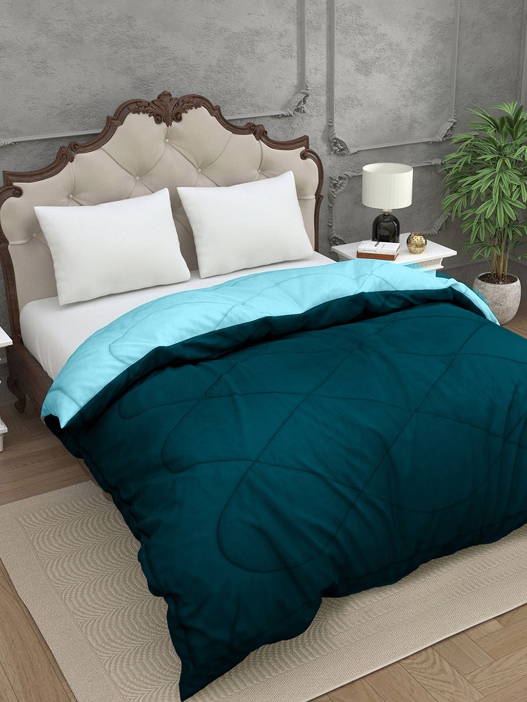 Sleeping Owls- because your sleep matters Teal & Blue Mild Winter Double Bed Comforter
Sleeping Owls- because your sleep matters Teal & Blue Mild Winter Double Bed Comforter