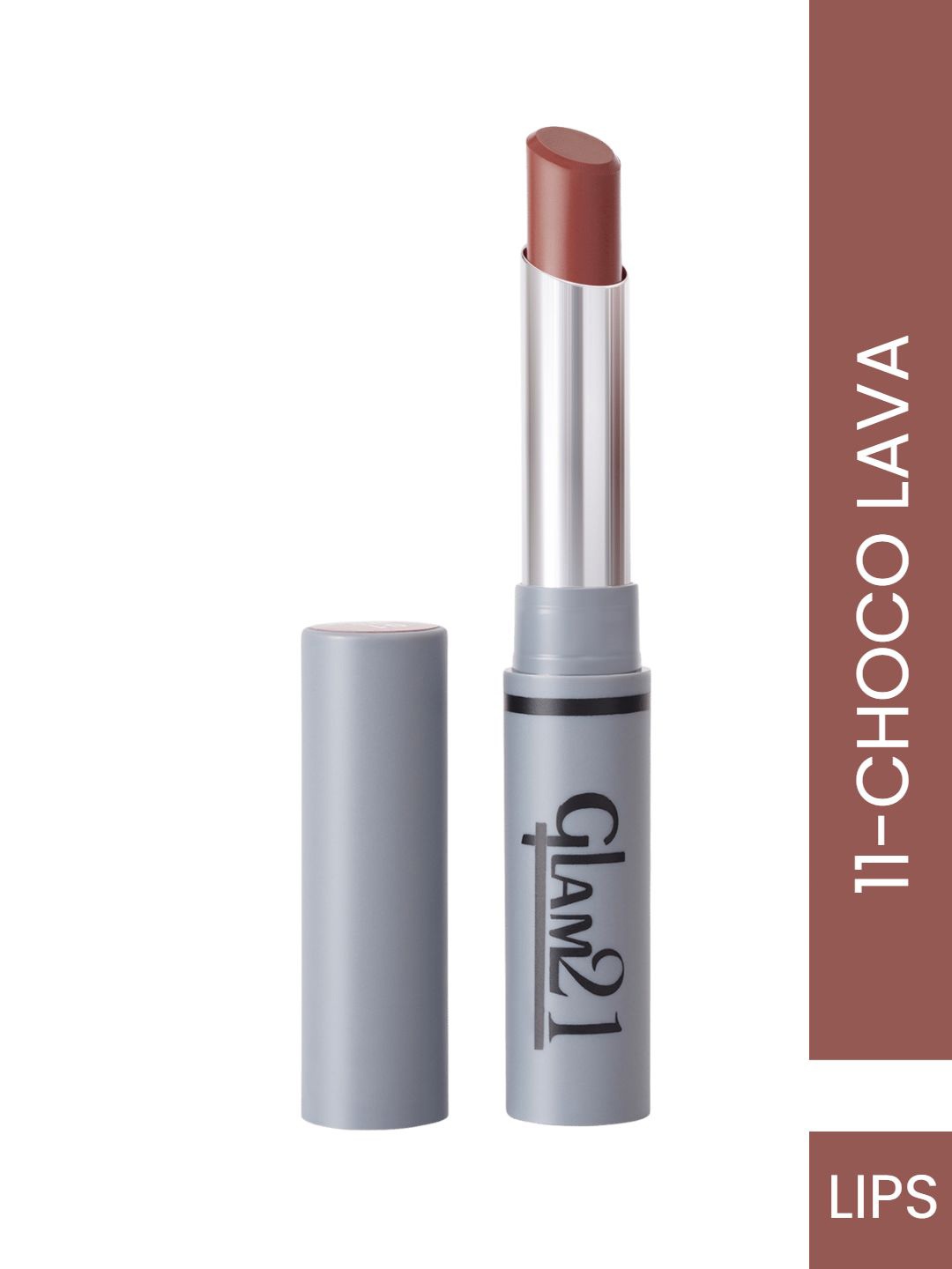 GLAM21 Creamy Matte Long-Lasting Non-Transfer Pigmented Lipstick 2g - Choco Lava 11, Brown
GLAM21 Creamy Matte Long-Lasting Non-Transfer Pigmented Lipstick 2g - Choco Lava 11, Brown