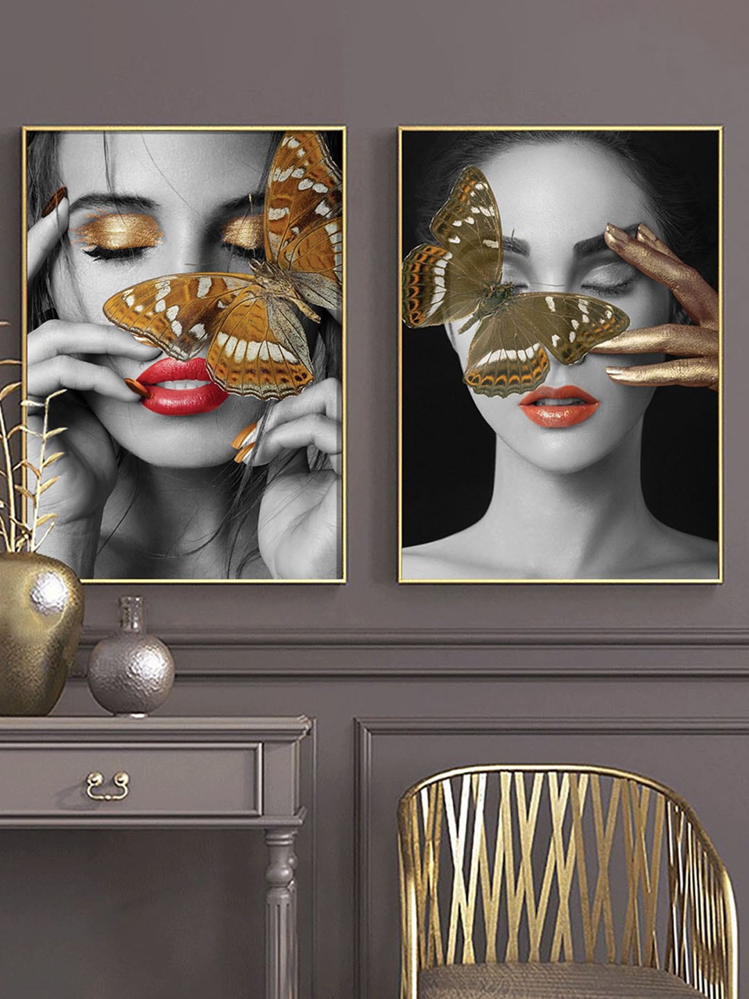 Art Street Grey & Black 2 Pcs Women Covering Faces with butterfly Canvas Wall Painting
Art Street Grey & Black 2 Pcs Women Covering Faces with butterfly Canvas Wall Painting