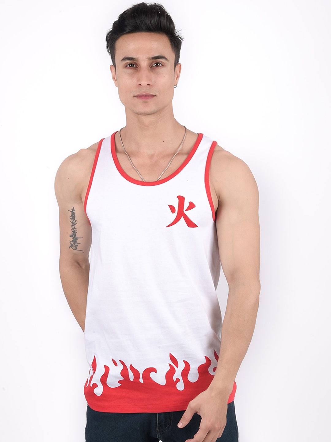 COMICSENSE Men Anime Naruto I am Hokage Printed Pure Cotton Tank Innerwear Vests, White
COMICSENSE Men Anime Naruto I am Hokage Printed Pure Cotton Tank Innerwear Vests, White