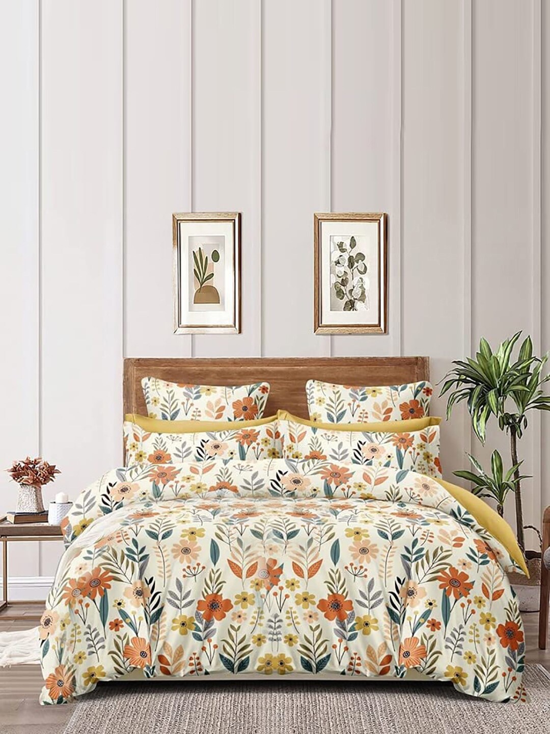 homewards White & Yellow Floral Microfiber AC Room 150 GSM Double Bed Comforter
homewards White & Yellow Floral Microfiber AC Room 150 GSM Double Bed Comforter