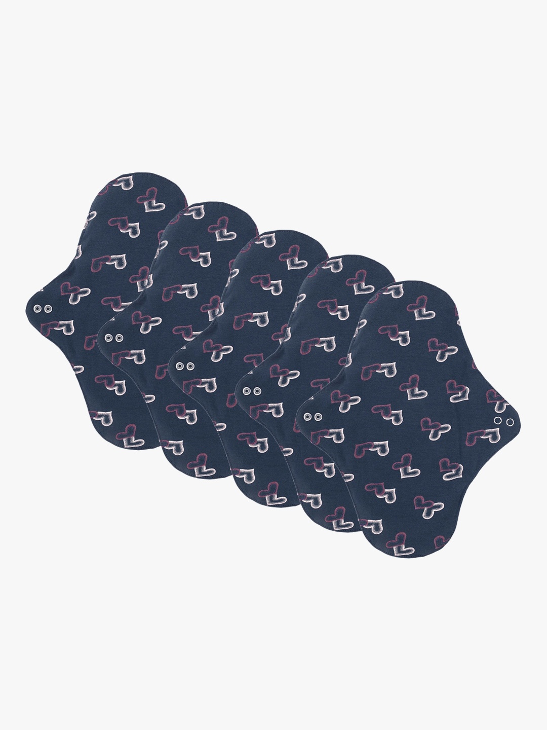 CareDone Set of 5 Ultra Thin 4-Layered Rash Free Reusable Sanitary Cloth Pads - Navy Blue
CareDone Set of 5 Ultra Thin 4-Layered Rash Free Reusable Sanitary Cloth Pads - Navy Blue