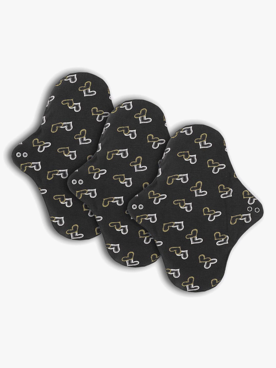 CareDone Set of 3 Ultra Thin 4-Layered Rash Free Reusable Sanitary Cloth Pads - Black
CareDone Set of 3 Ultra Thin 4-Layered Rash Free Reusable Sanitary Cloth Pads - Black