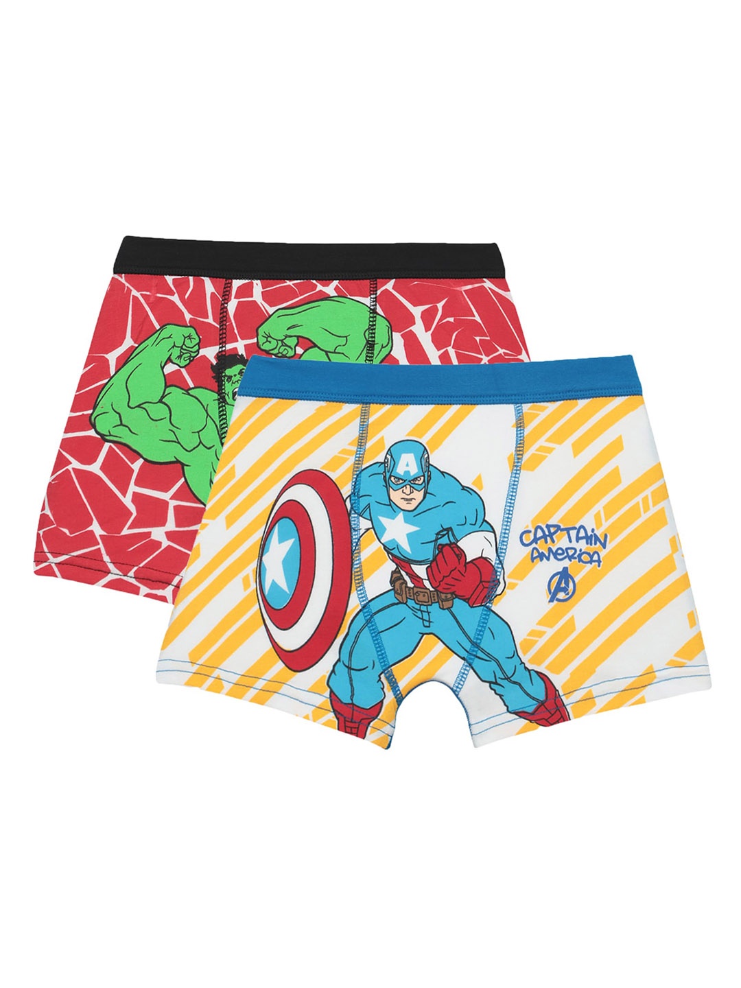Bodycare Kids Boys Pack Of 2 Avengers Printed Cotton Trunks KIA345A-PK004_P2, Assorted
Bodycare Kids Boys Pack Of 2 Avengers Printed Cotton Trunks KIA345A-PK004_P2, Assorted