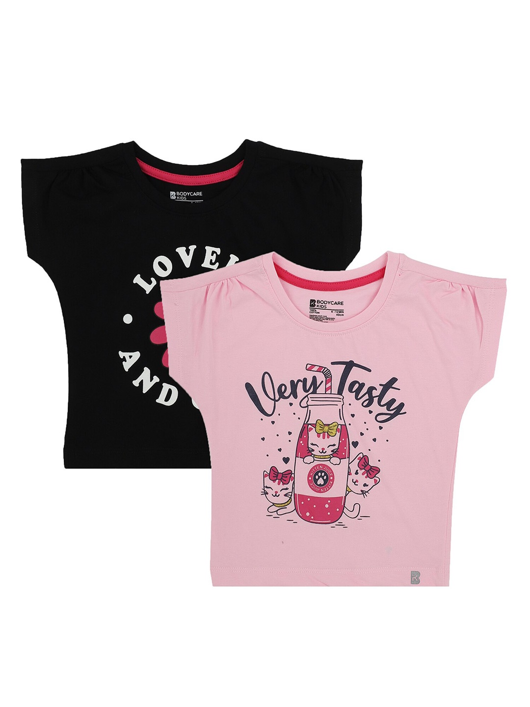 Bodycare Kids Girls Antiviral & Antibacterial Pack Of 2 Printed Extended Sleeves Cotton T-shirt, Pink
Bodycare Kids Girls Antiviral & Antibacterial Pack Of 2 Printed Extended Sleeves Cotton T-shirt, Pink