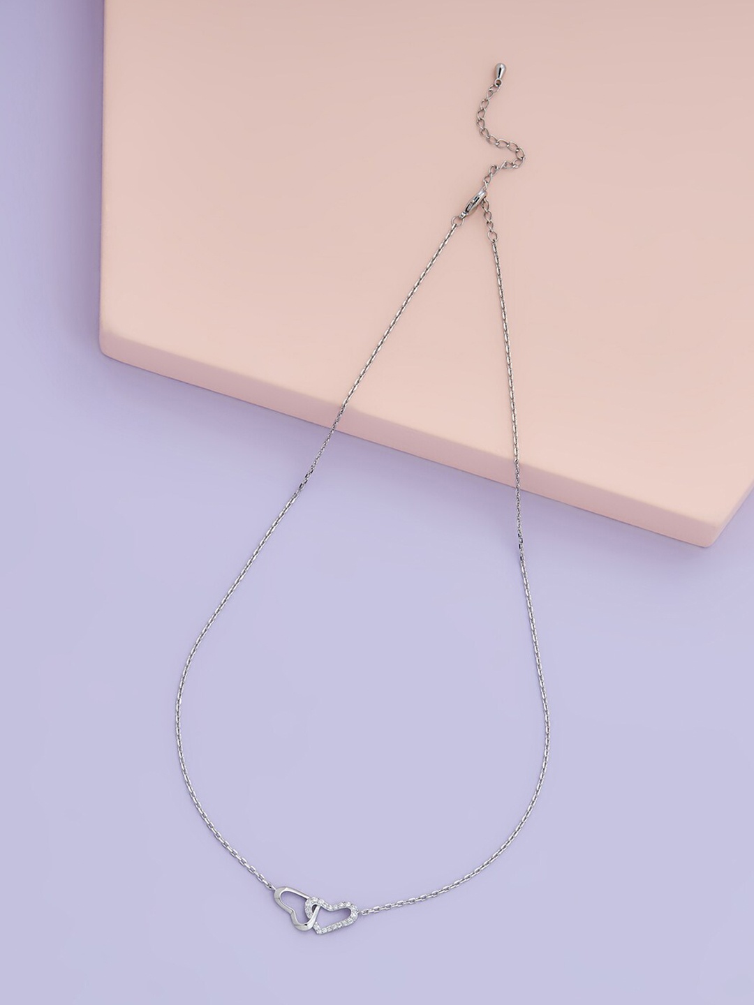 Kushal's Fashion Jewellery Rhodium-Plated Cubic Zirconia Chain with Pendant, White
Kushal's Fashion Jewellery Rhodium-Plated Cubic Zirconia Chain with Pendant, White